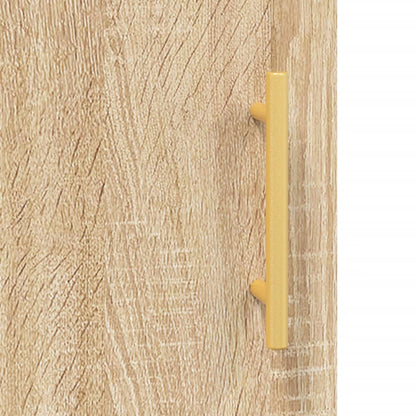 Wall Mounted Cabinets 2 pcs Sonoma Oak 69.5x34x90 cm