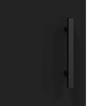 Wall Mounted Cabinets 2 pcs Black 69.5x34x90 cm