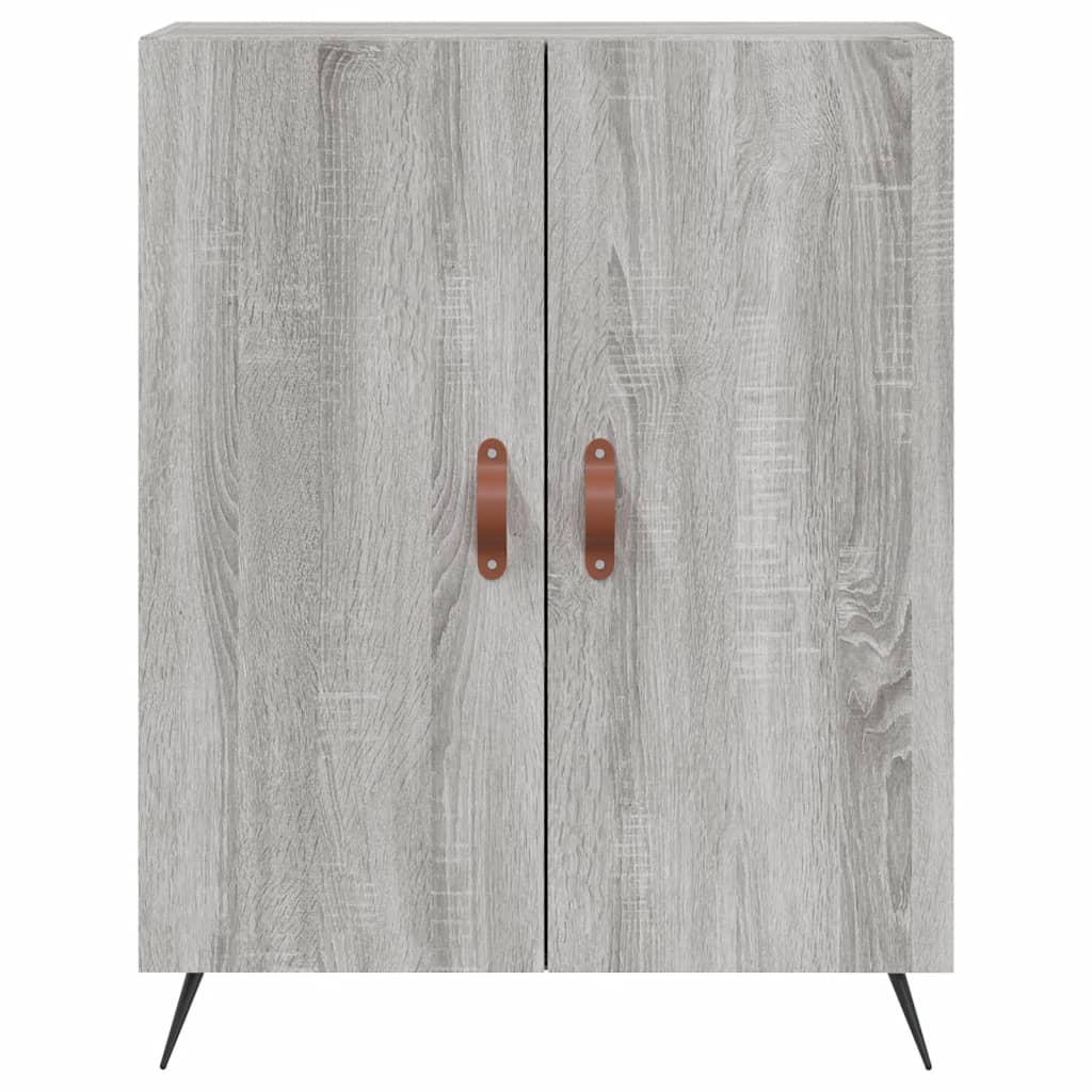 Highboard Grey Sonoma 69.5x34x180 cm Engineered Wood