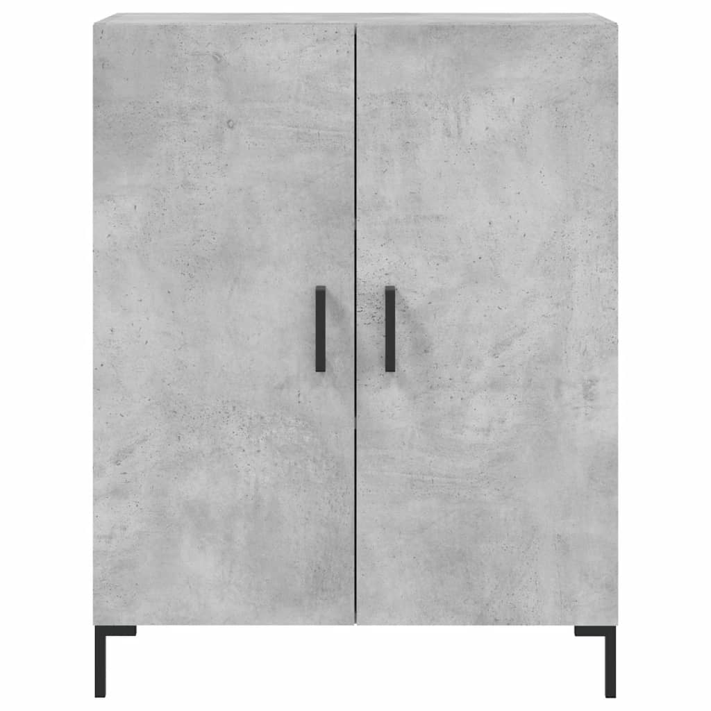 Highboard Concrete Grey 69,5x34x180 cm Engineered Wood