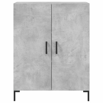 Highboard Concrete Grey 69,5x34x180 cm Engineered Wood