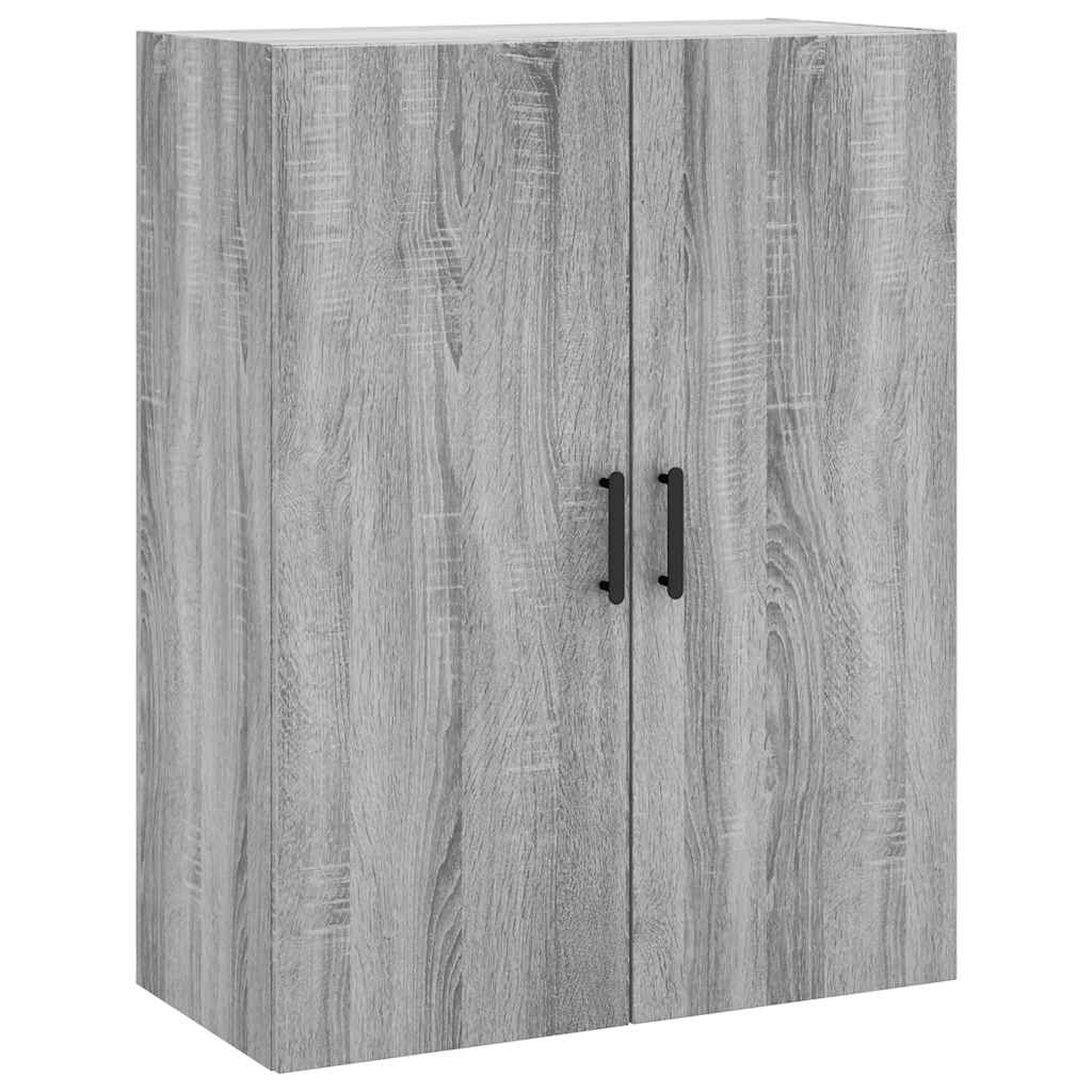 Highboard Grey Sonoma 69,5x34x180 cm Engineered Wood