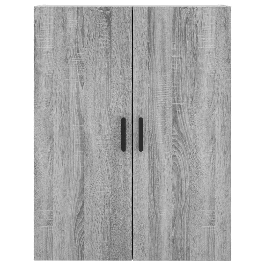 Highboard Grey Sonoma 69,5x34x180 cm Engineered Wood
