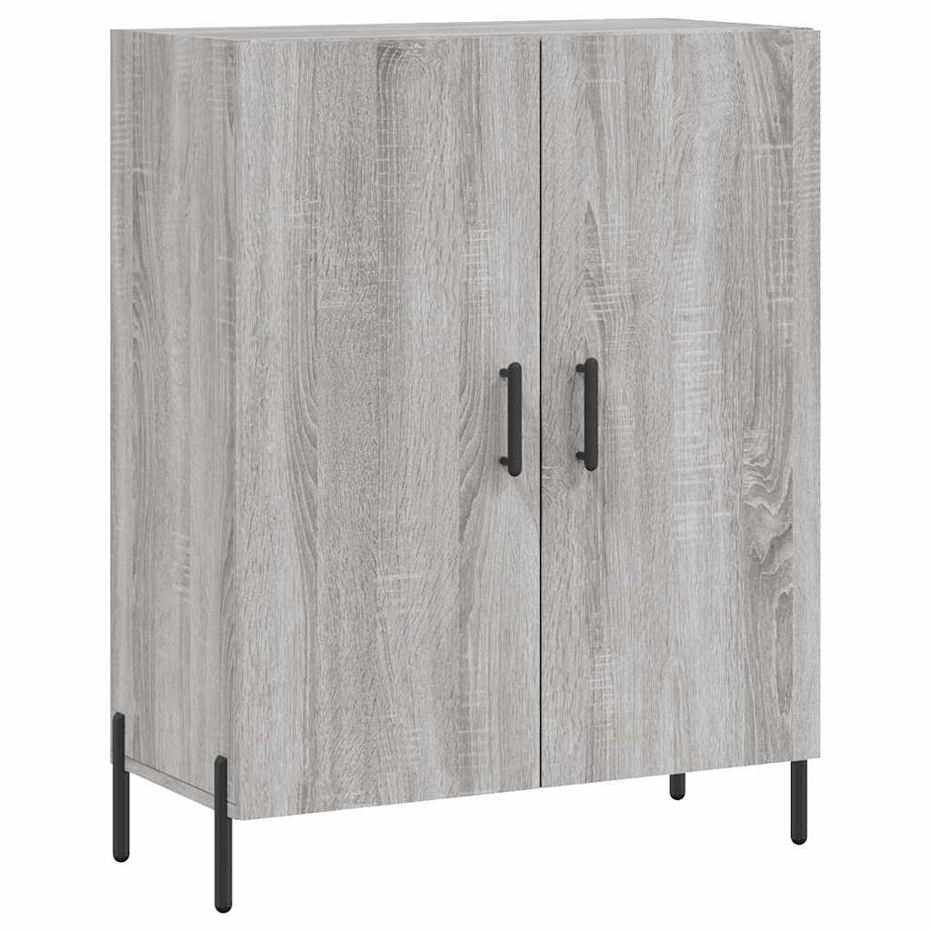 Highboard Grey Sonoma 69,5x34x180 cm Engineered Wood