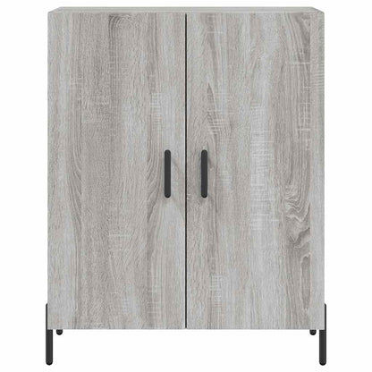 Highboard Grey Sonoma 69,5x34x180 cm Engineered Wood
