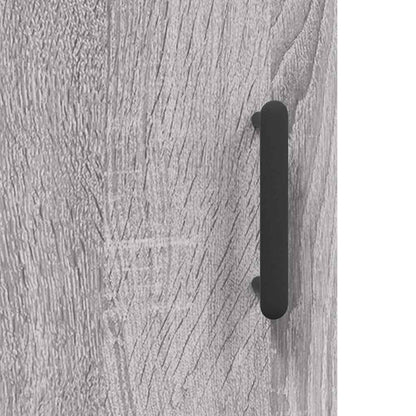 Highboard Grey Sonoma 69,5x34x180 cm Engineered Wood