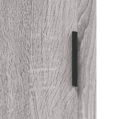 Highboard Grey Sonoma 69,5x34x180 cm Engineered Wood