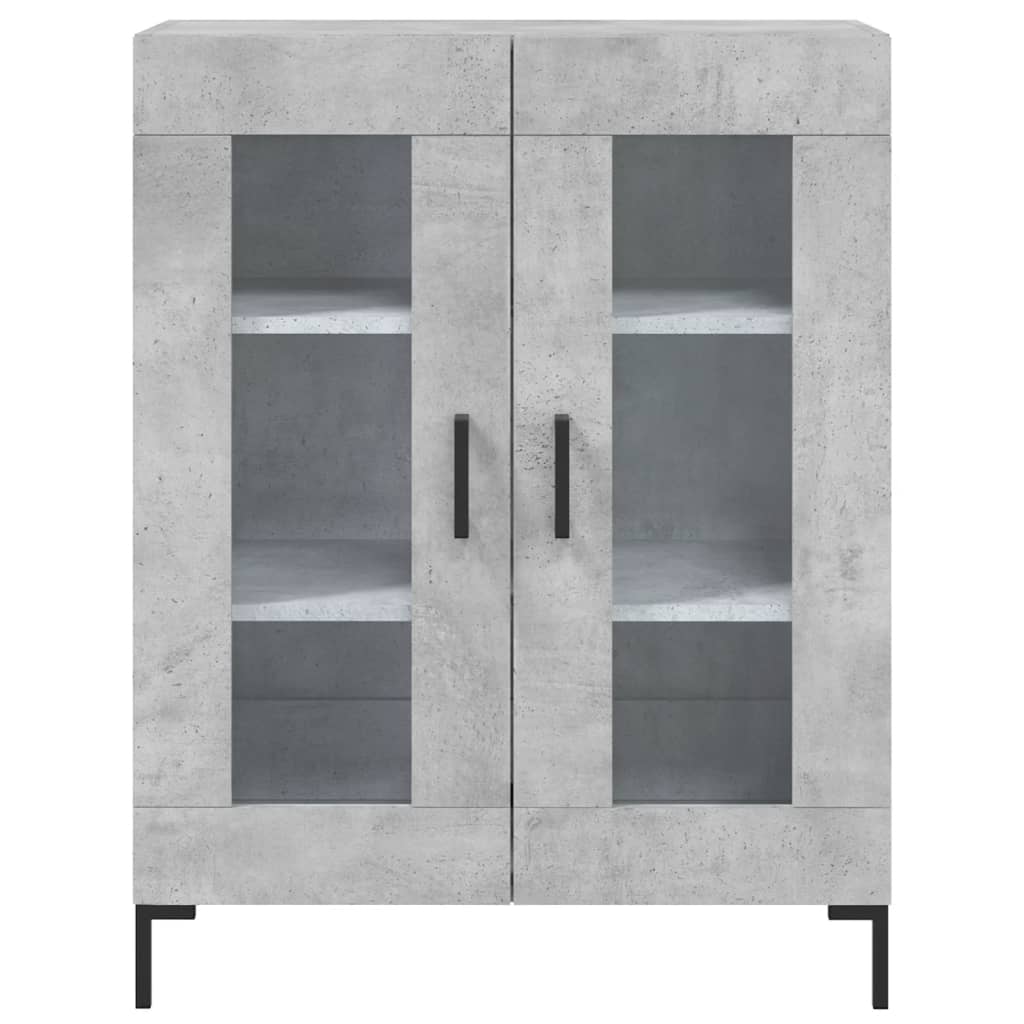 Highboard Concrete Grey 69,5x34x180 cm Engineered Wood