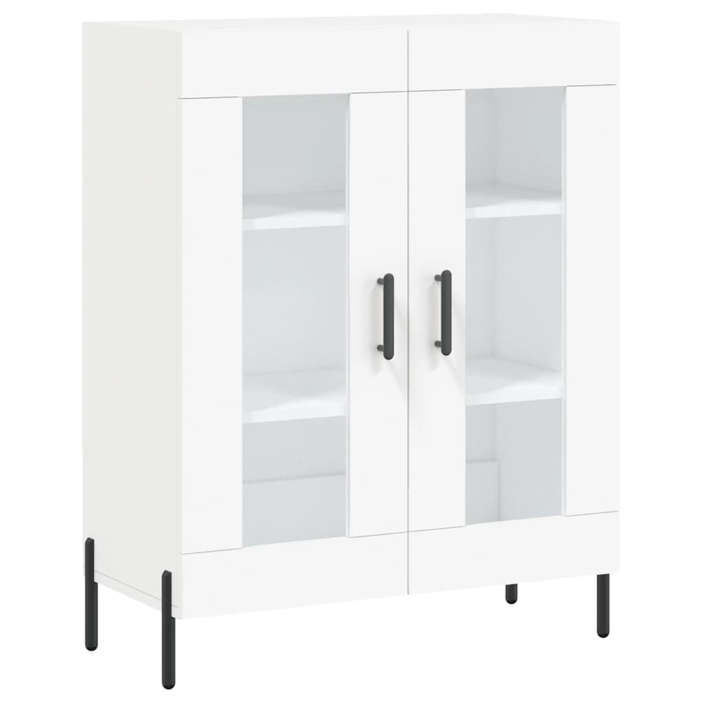 Highboard White 69,5x34x180 cm Engineered Wood