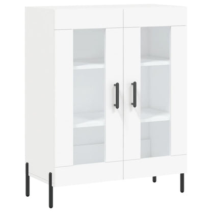 Highboard White 69,5x34x180 cm Engineered Wood