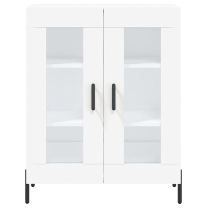Highboard White 69,5x34x180 cm Engineered Wood