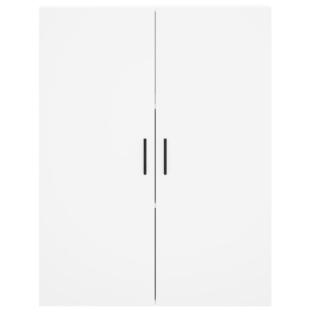Highboard White 69.5x34x180 cm Engineered Wood