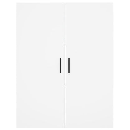 Highboard White 69.5x34x180 cm Engineered Wood
