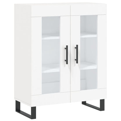 Highboard White 69,5x34x180 cm Engineered Wood