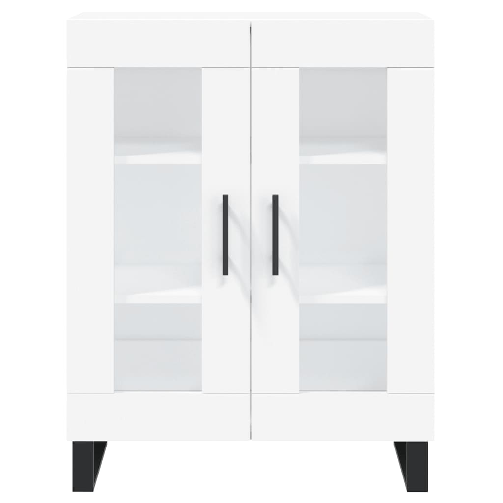 Highboard White 69,5x34x180 cm Engineered Wood