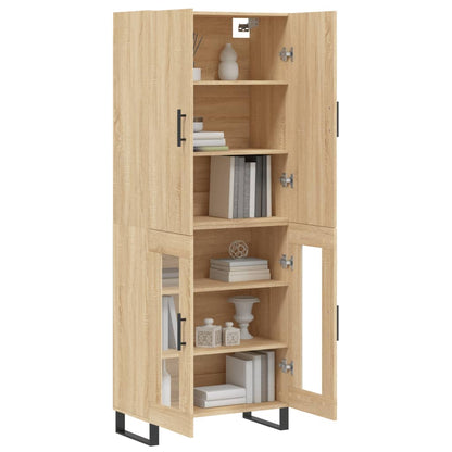 Highboard Sonoma Oak 69,5x34x180 cm Engineered Wood