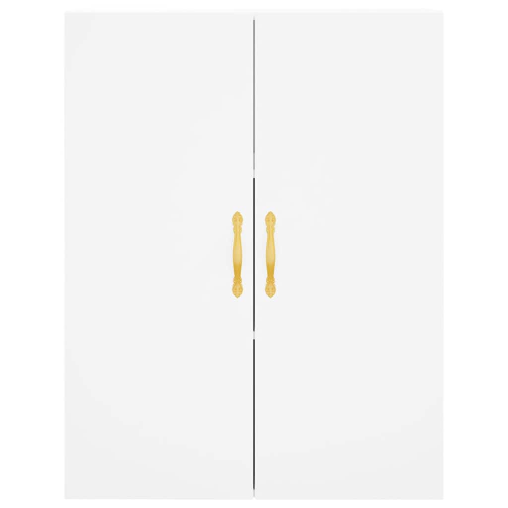 Highboard White 69.5x34x180 cm Engineered Wood