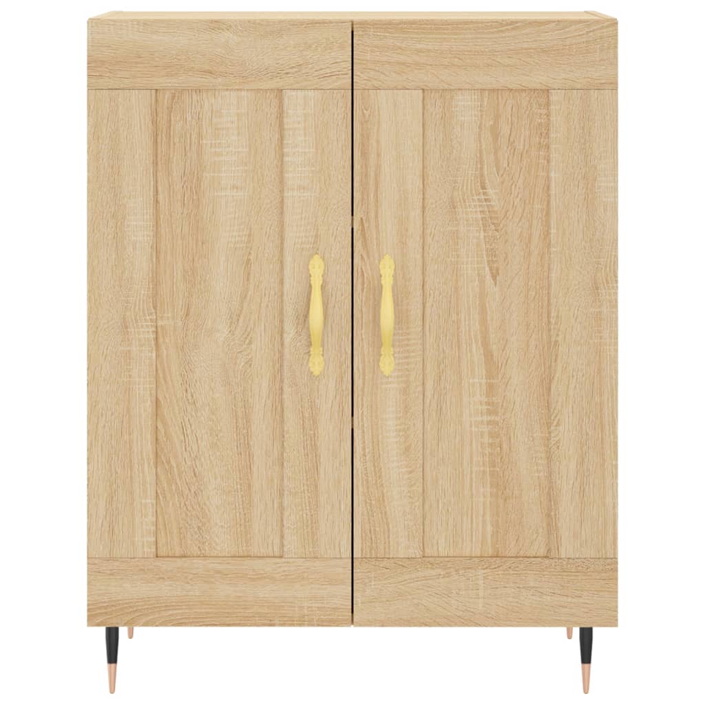 Highboard Sonoma Oak 69.5x34x180 cm Engineered Wood