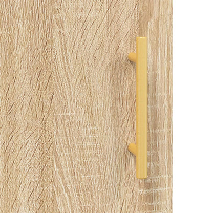 Highboard Sonoma Oak 69,5x34x180 cm Engineered Wood