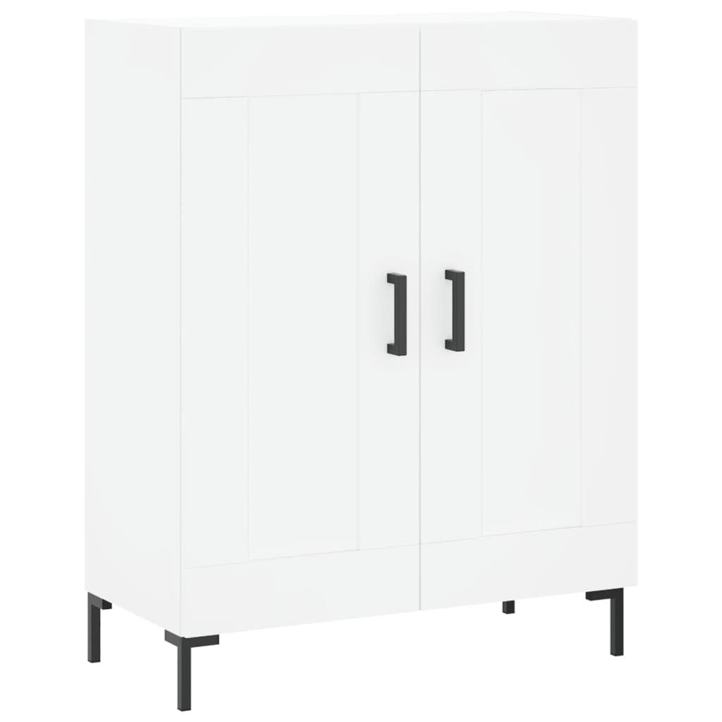 Highboard White 69,5x34x180 cm Engineered Wood