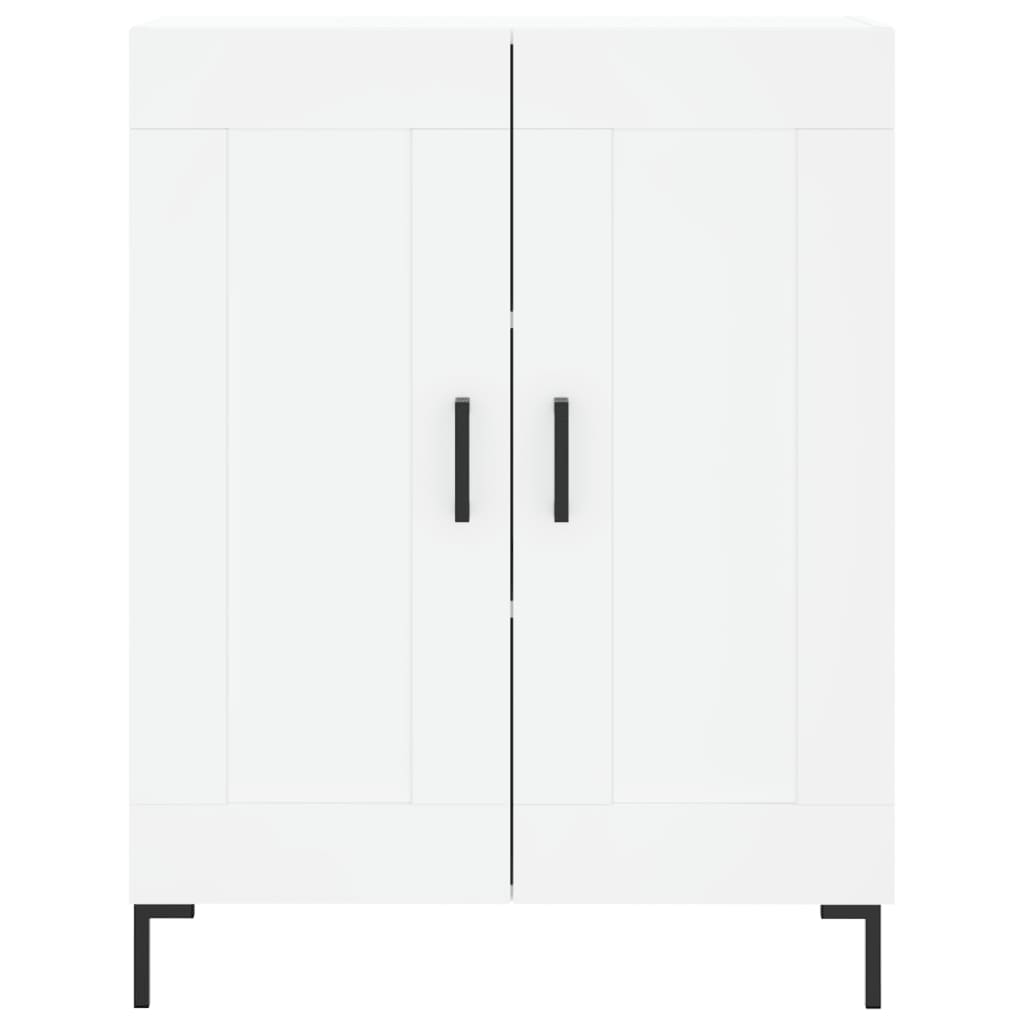 Highboard White 69,5x34x180 cm Engineered Wood