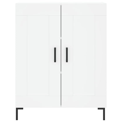 Highboard White 69,5x34x180 cm Engineered Wood