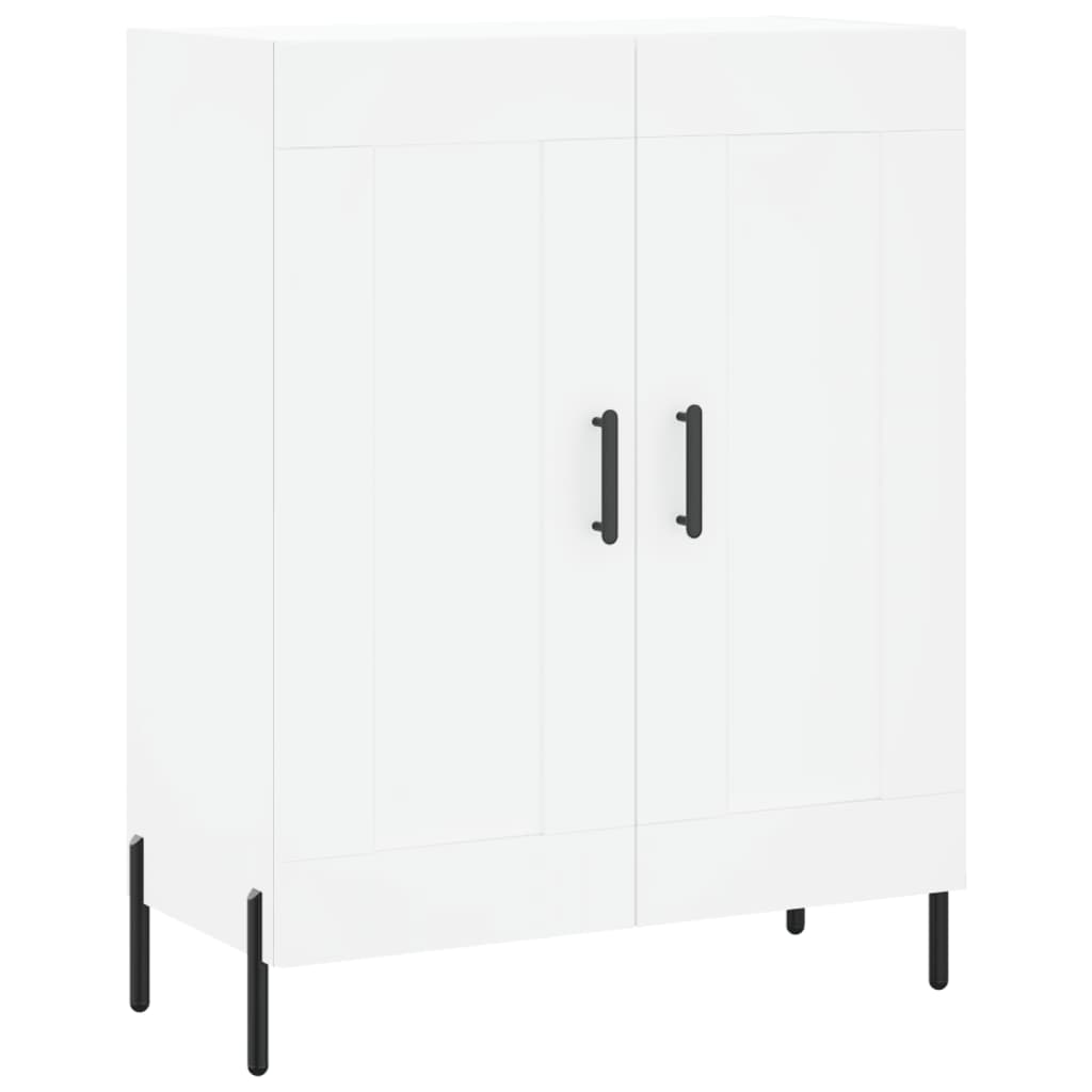 Highboard White 69,5x34x180 cm Engineered Wood
