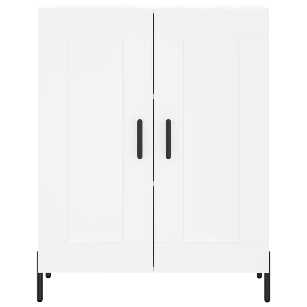Highboard White 69,5x34x180 cm Engineered Wood