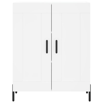 Highboard White 69,5x34x180 cm Engineered Wood