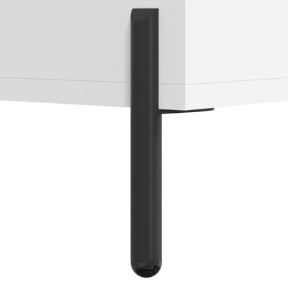 Highboard White 69,5x34x180 cm Engineered Wood