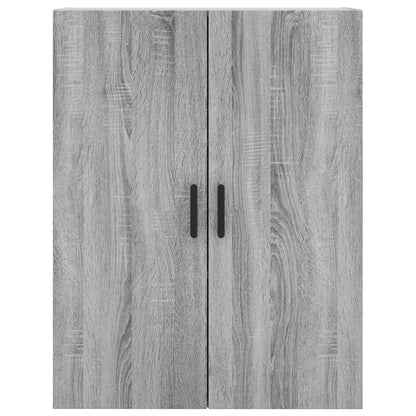 Highboard Grey Sonoma 69,5x34x180 cm Engineered Wood