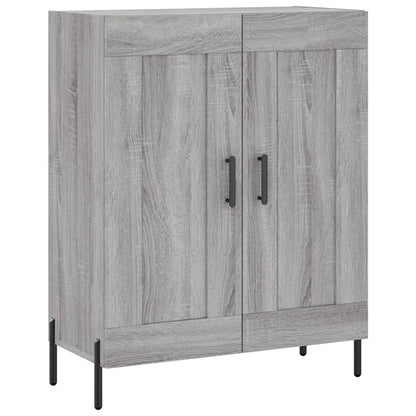 Highboard Grey Sonoma 69,5x34x180 cm Engineered Wood
