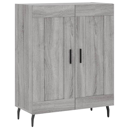 Highboard Grey Sonoma 69,5x34x180 cm Engineered Wood