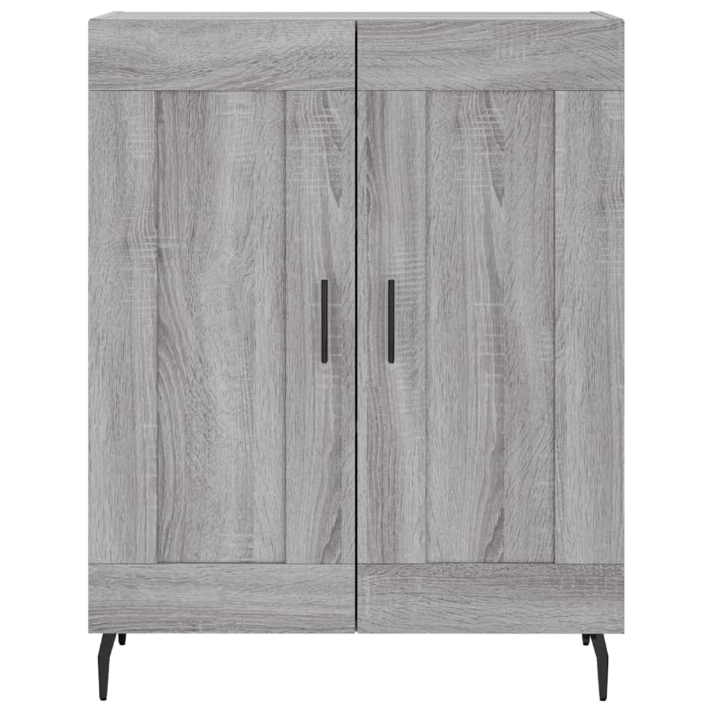 Highboard Grey Sonoma 69,5x34x180 cm Engineered Wood