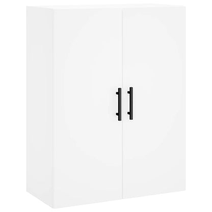 Highboard White 69,5x34x180 cm Engineered Wood
