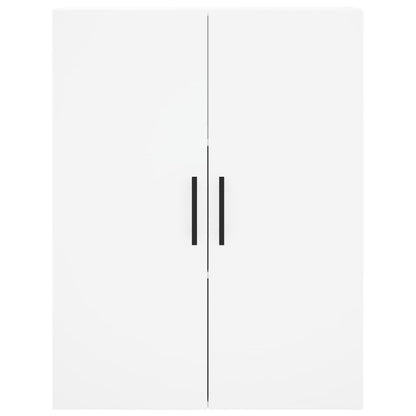 Highboard White 69,5x34x180 cm Engineered Wood