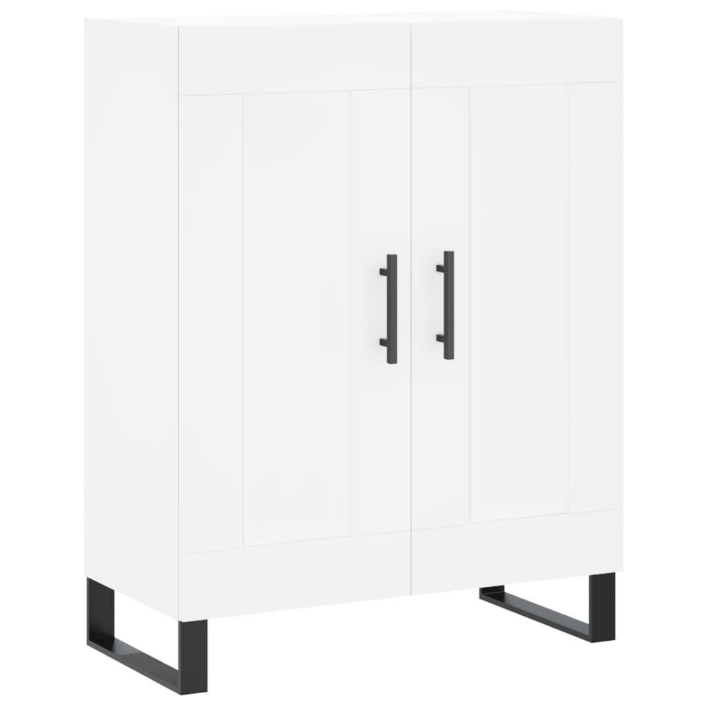 Highboard White 69,5x34x180 cm Engineered Wood