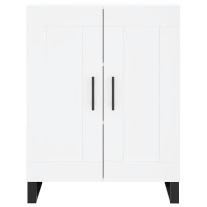 Highboard White 69.5x34x180 cm Engineered Wood