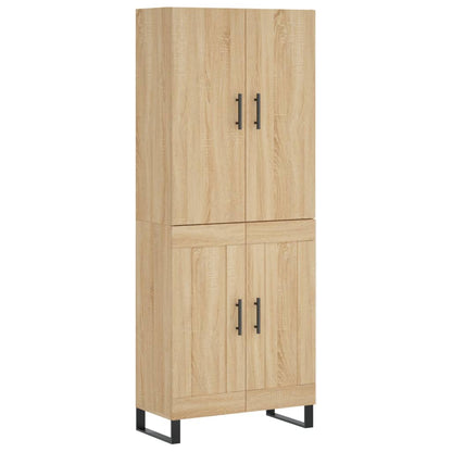 Highboard Sonoma Oak 69,5x34x180 cm Engineered Wood