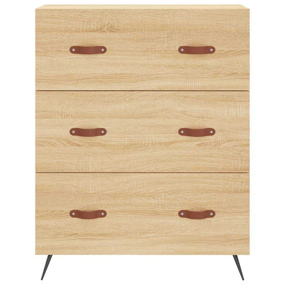 Highboard Sonoma Oak 69.5x34x180 cm Engineered Wood