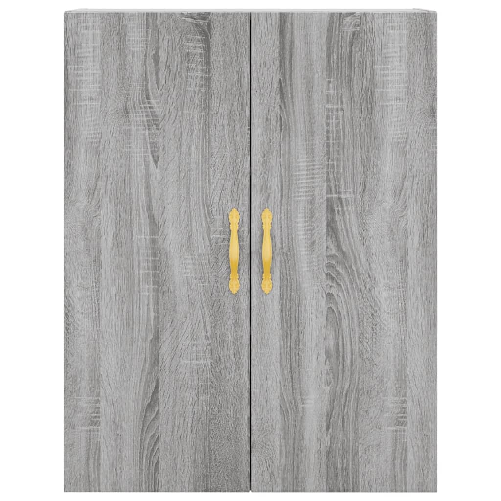 Highboard Grey Sonoma 69.5x34x180 cm Engineered Wood