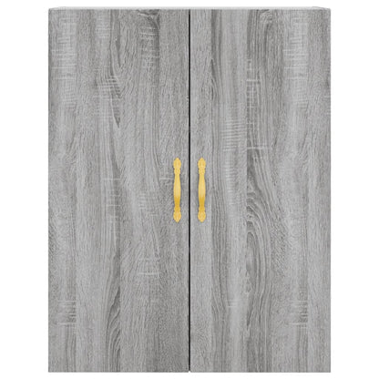 Highboard Grey Sonoma 69.5x34x180 cm Engineered Wood