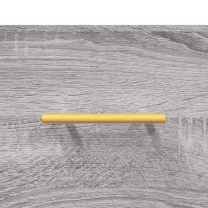 Highboard Grey Sonoma 69,5x34x180 cm Engineered Wood