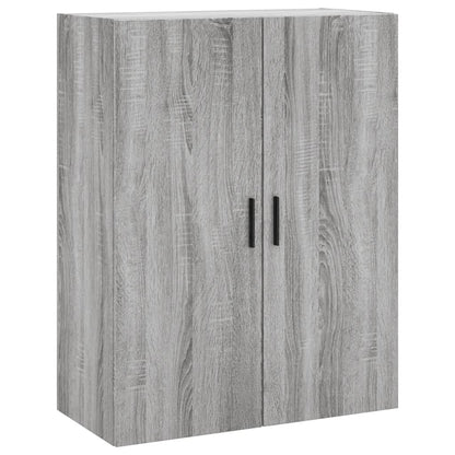 Highboard Grey Sonoma 69,5x34x180 cm Engineered Wood