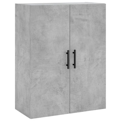 Highboard Concrete Grey 69,5x34x180 cm Engineered Wood