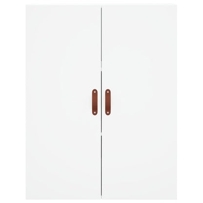 Highboard White 69.5x34x180 cm Engineered Wood