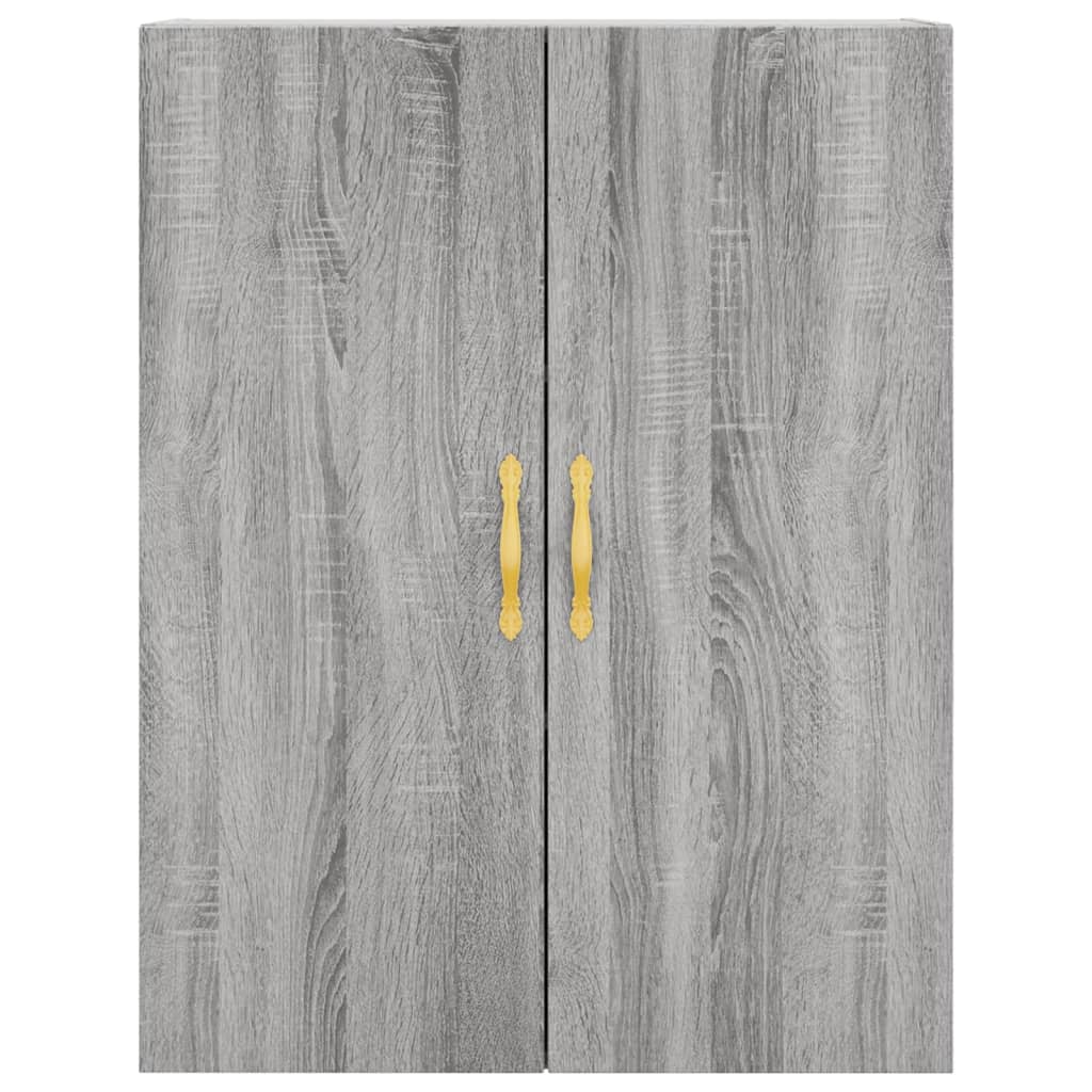 Highboard Grey Sonoma 69.5x34x180 cm Engineered Wood