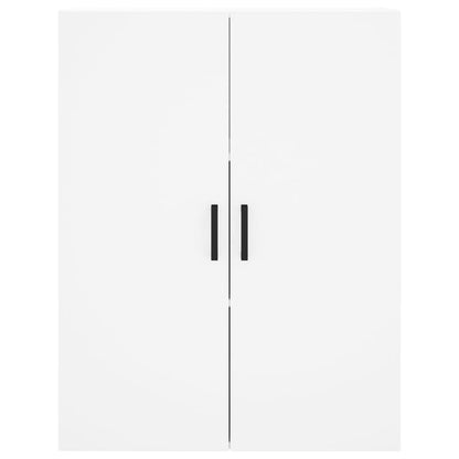 Highboard White 69.5x34x180 cm Engineered Wood