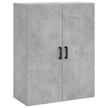 Highboard Concrete Grey 69,5x34x180 cm Engineered Wood