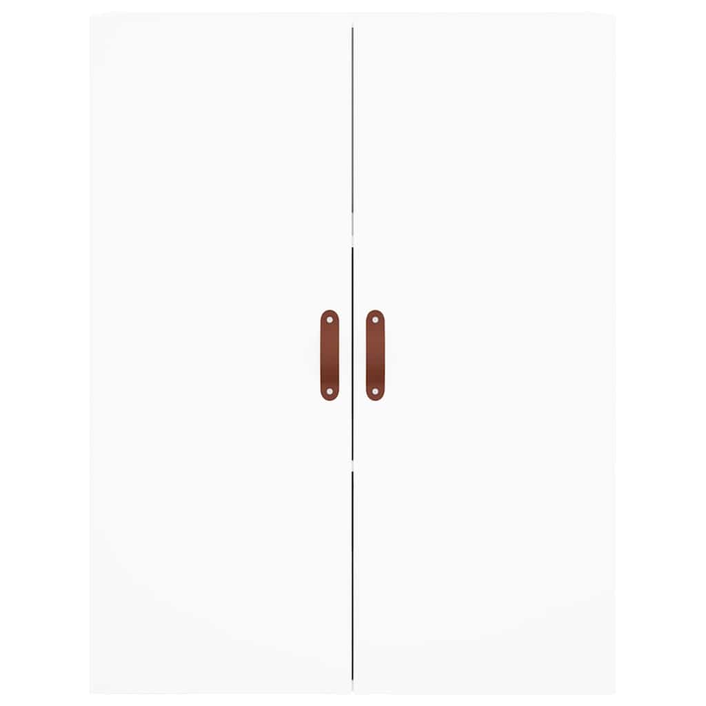 Highboard White 69.5x34x180 cm Engineered Wood